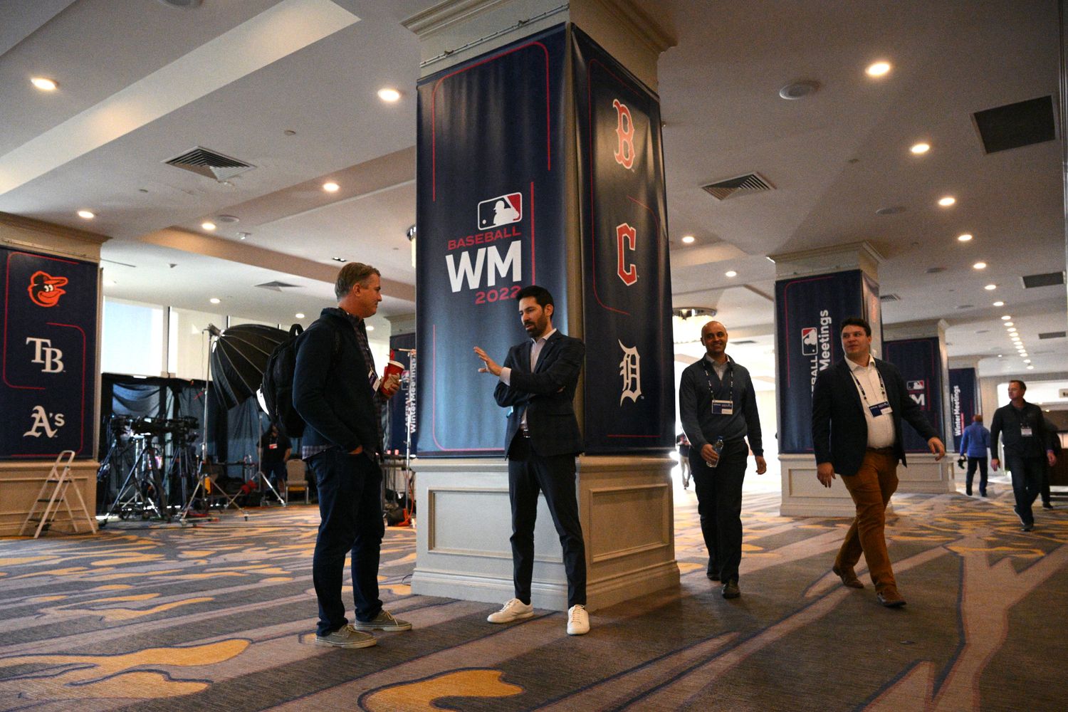 The 2023 MLB Winter Meetings in Nashville run through Wednesday. Executives from all 30 teams are on hand hoping to make deals with free agents or work a trade.
